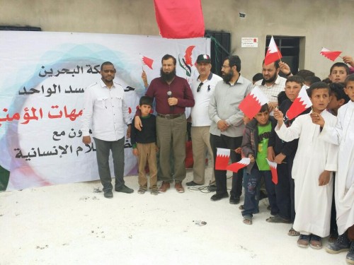 8.	Al-Asala leaders at inauguration of  Mothers of the Believers 2 camp in Syria-April 2014